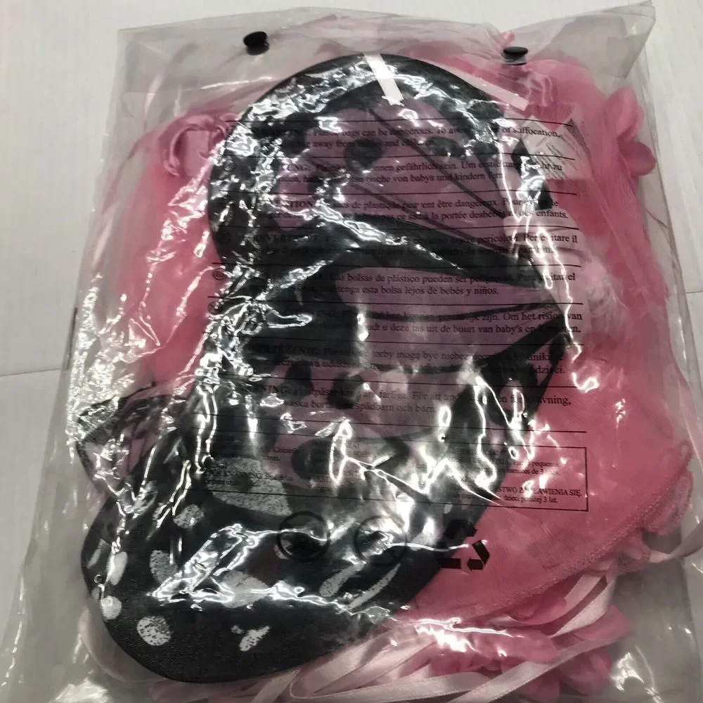 Fairy Costume Set Tutu Wings Headband Wand Lightweight Girls Dress up Dance Pink